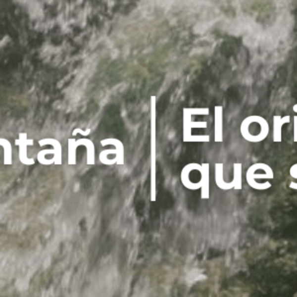 agua de montaña